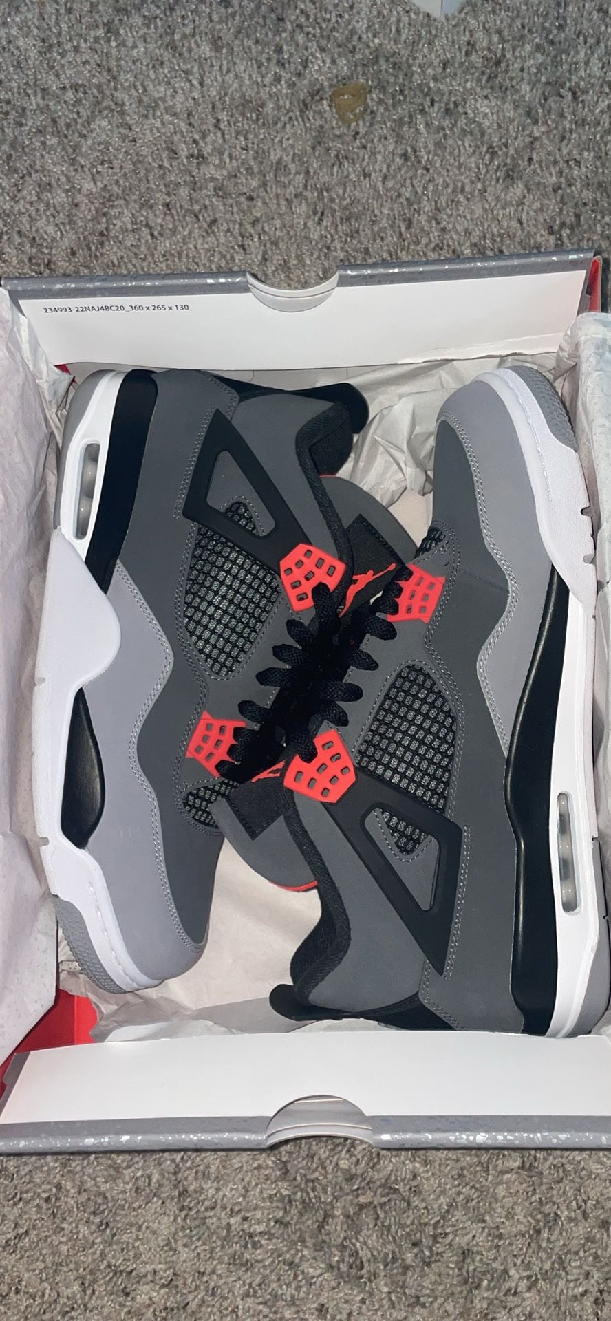 Jordan 4 Infrared Size 12