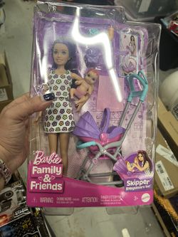 BRAND NEW - Barbie Skipper Babysitters Inc. Doll & Stroller Playset