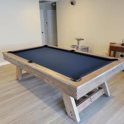 Rustic Pool Table 