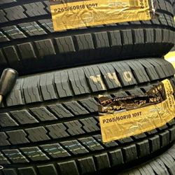 265/60/18 New Tires 