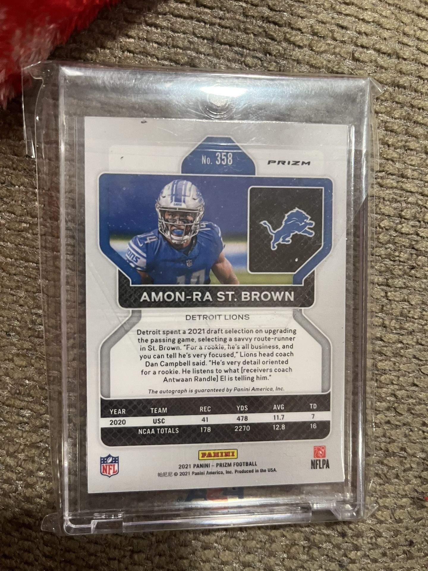 Amon Ra St Brown Rookie Disco Prizm
