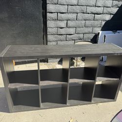 Black 8 Cube Storage Unit