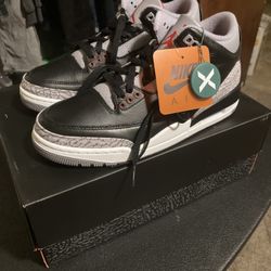 Brand New Jordan 3 Retro Black Cement 