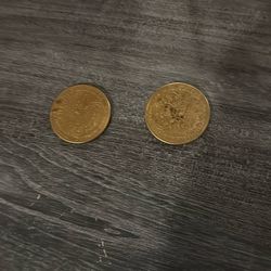 Old 20 Dollars Coin 1893