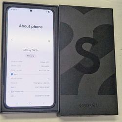 Like New Samsung S22+ S22 Plus 5G eSim Unlocked Verizon Spectrum T-Mobile Metro At&t Cricket H2O Lycamobile Simple Ultra Gen Mint Mobile & Worldwide 