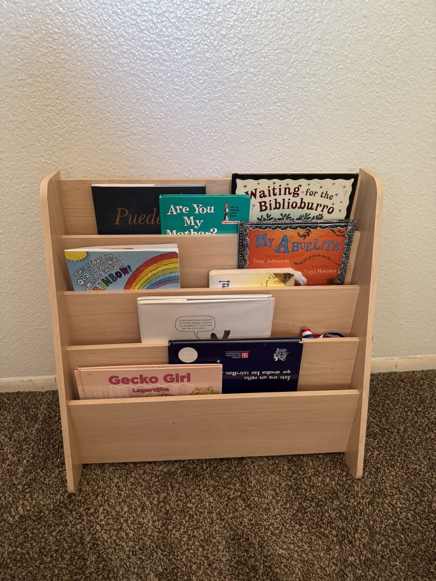 Wooden Bookshelf