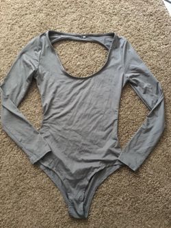 Grey medium bodysuit