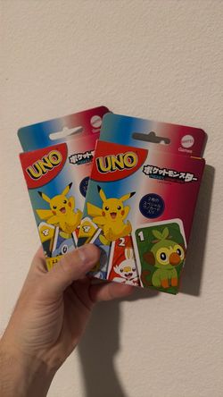 2x 2019 Pokémon Uno - New in original box