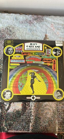 New Judy Garland Concert Vinyl Record LP