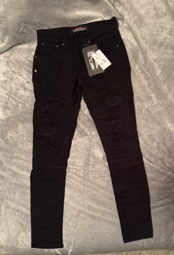 Copper Rivet Black Jeans - Slim Fit 30/32