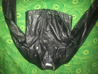 H & M leather jacket! $20