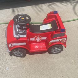 Marshall Paw Patrol Ride On Car