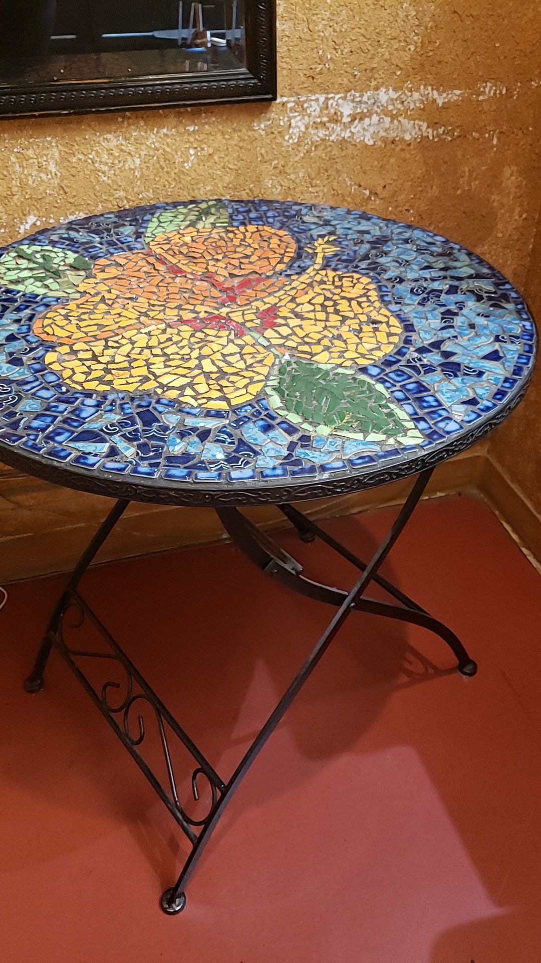 Small mosaic table