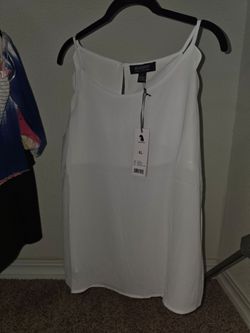 Women’s White Cami Tank Top Size XL New