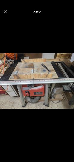 Black & Decker BT2500 table saw