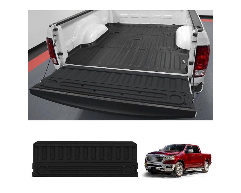 LASFIT All Weather TPE Tailgate Protector Liner For Select Dodge Ram Trucks