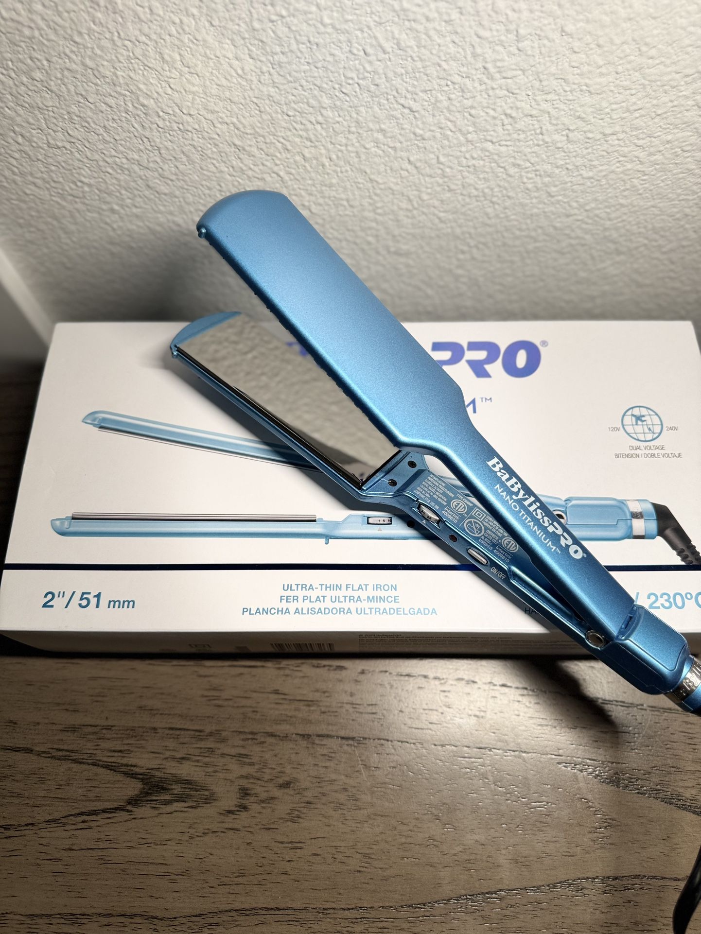 BABYLISSPRO® NANO TITANIUM™ 2" ULTRA-THIN STRAIGHTENER