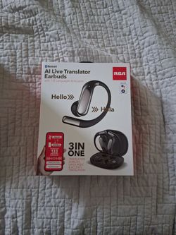 RCA AI Live Translator Bluetooth Earbuds