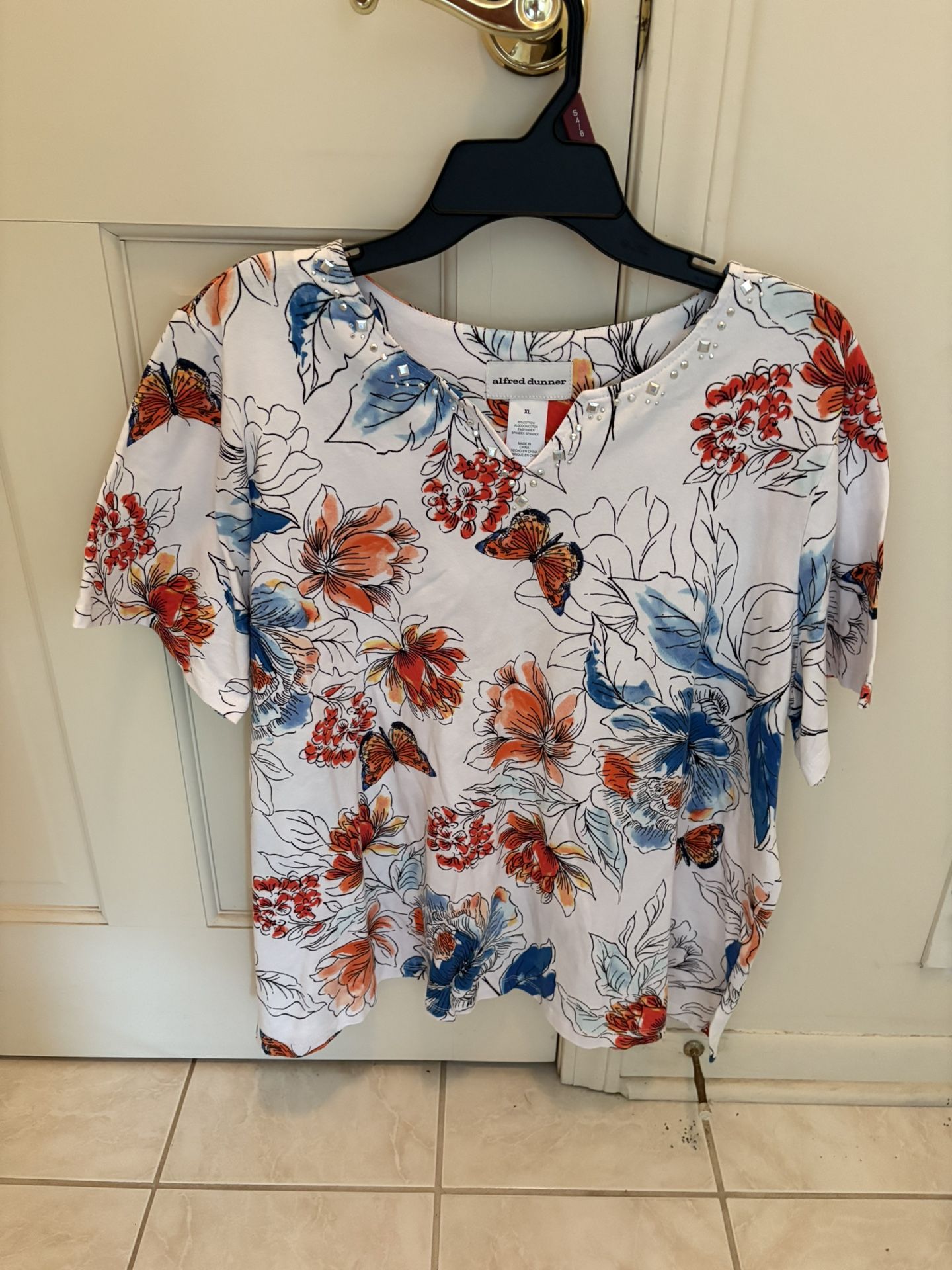 ALFRED DUNNER LADIES SIZE XL TOPS