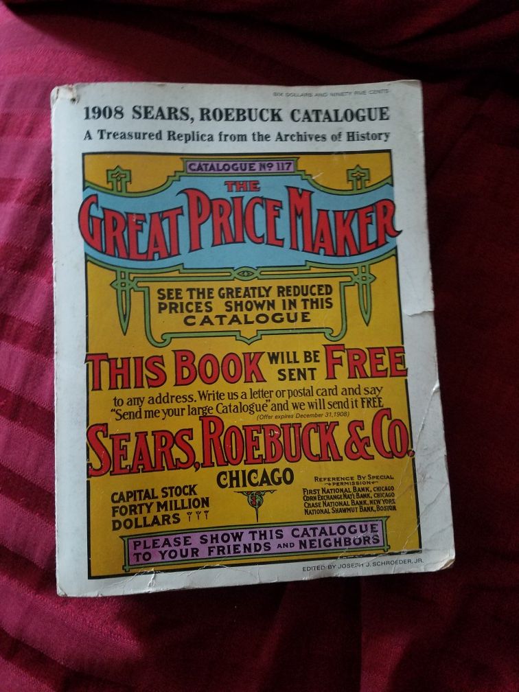Vintage Sears catalog