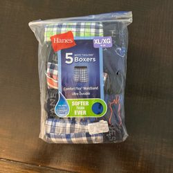 Hanes Boys' Tagless Boxers 5-Pack XL