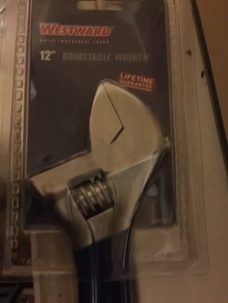 Westward 12”inch ajustable wrench