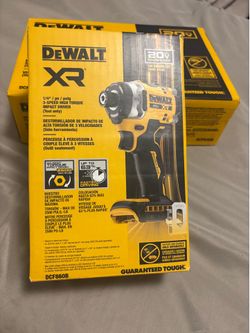 1/4” 3-speed high torque impact driver