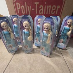 Lot of 8 Mattel Elsa Disney Frozen Dolls