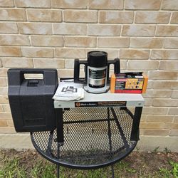 Black & Decker 1 1/2 HP Router Model 7613 w / Case. Black & Decker Router/ Jig Saw Table Model 76 - 401