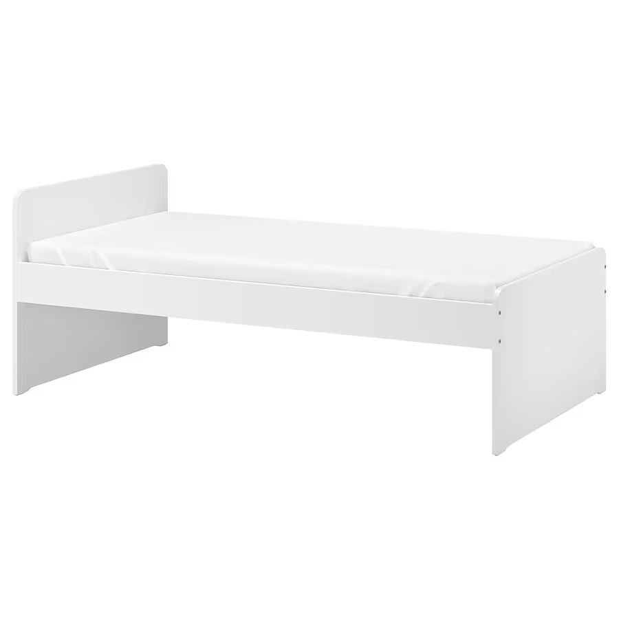 Used IKEA Single Bed, Chair And Office Desk