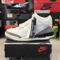 Jordan 3 White Cement Size 8.5 Men’s Preowned