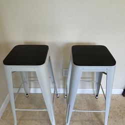 Backless Counter Height Stools - Set Of 2