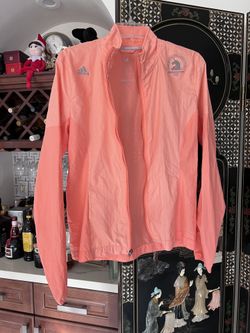 Orange Adidas running Jacket Size S