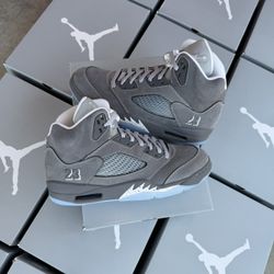 Air Jordan 5 Wolf Grey Size 9.5 