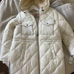 Levi’s Quilted Cream Jacket - LG