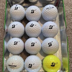 1 Dozen Of Bridgestone Golf Balls