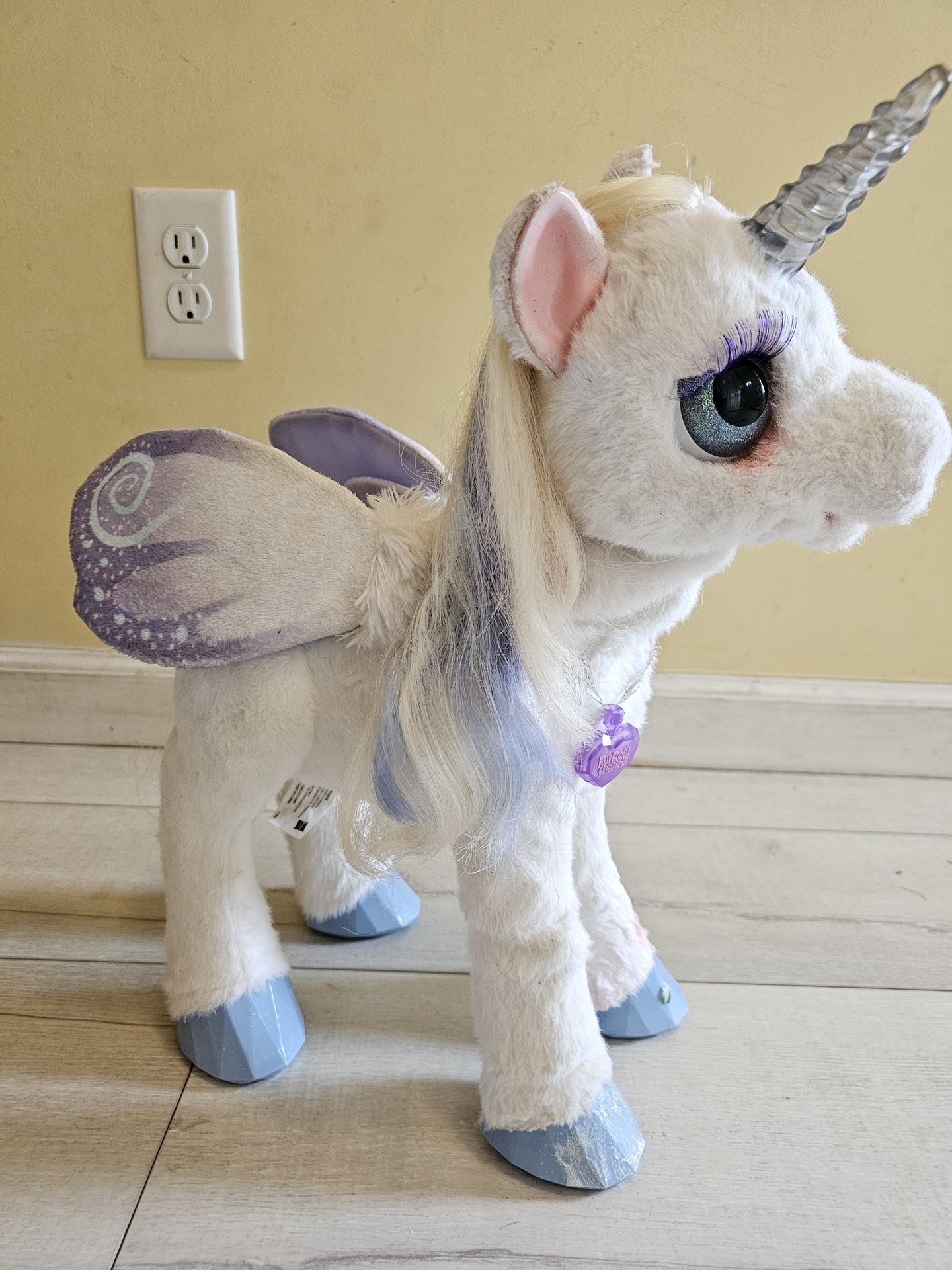 furReal Blossom My Bestiecorn Interactive Plush Pet Toy, 100+ Sounds & Reactions