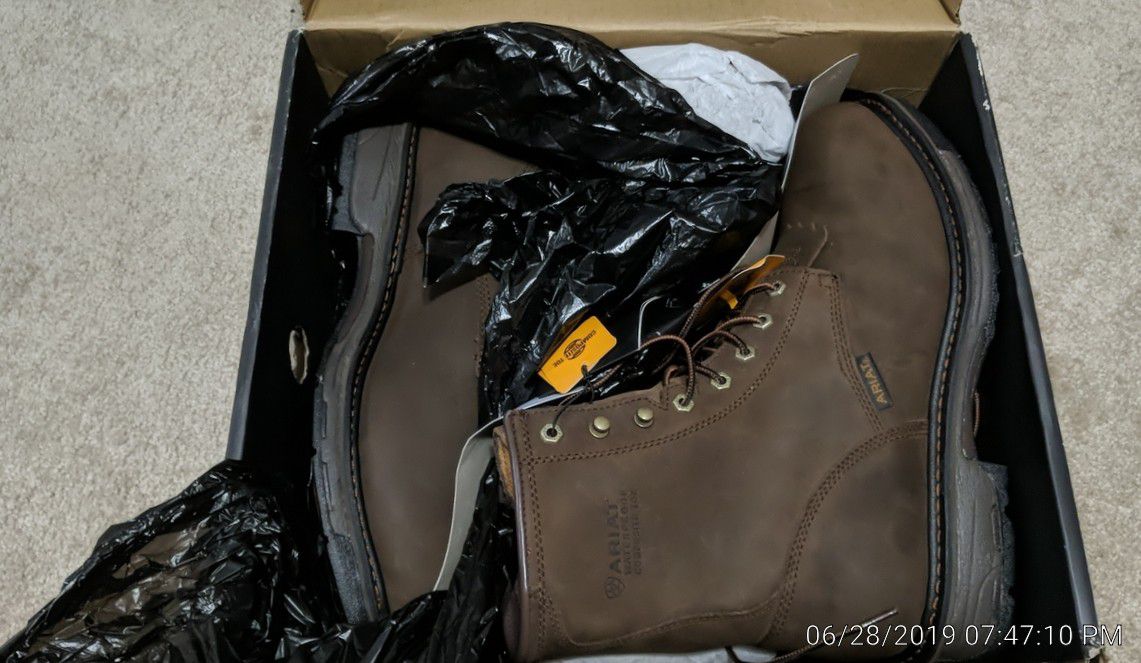 NEW IN BOX Ariat Workhog work boots