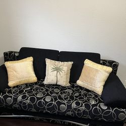 SUPER EXCELLENT QUEEN SLEEPER SOFA WITH STORAGE AND QUEEN BED. RETAIL IS $800