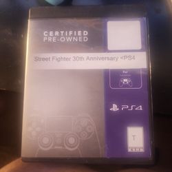 Street Fighter 30th Anniversary Ps4 
