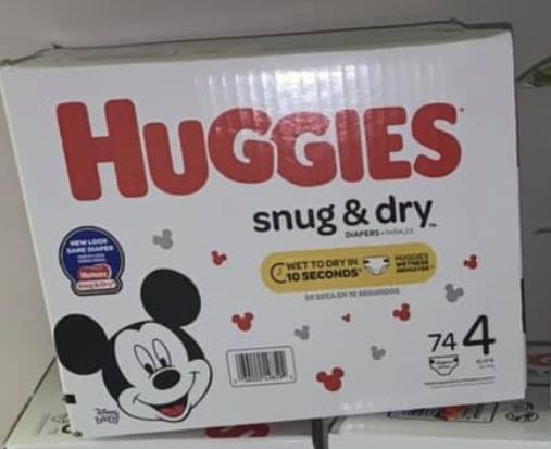 Huggies snug&dry diapers size 4