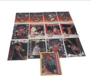 Michael Jordan Lot of 13 Mixed Cards Chicago Bulls 1(contact info removed) Upper Deck Hoops