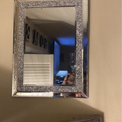 2 Pair Of These Bling Diamond Mirrors (2)
