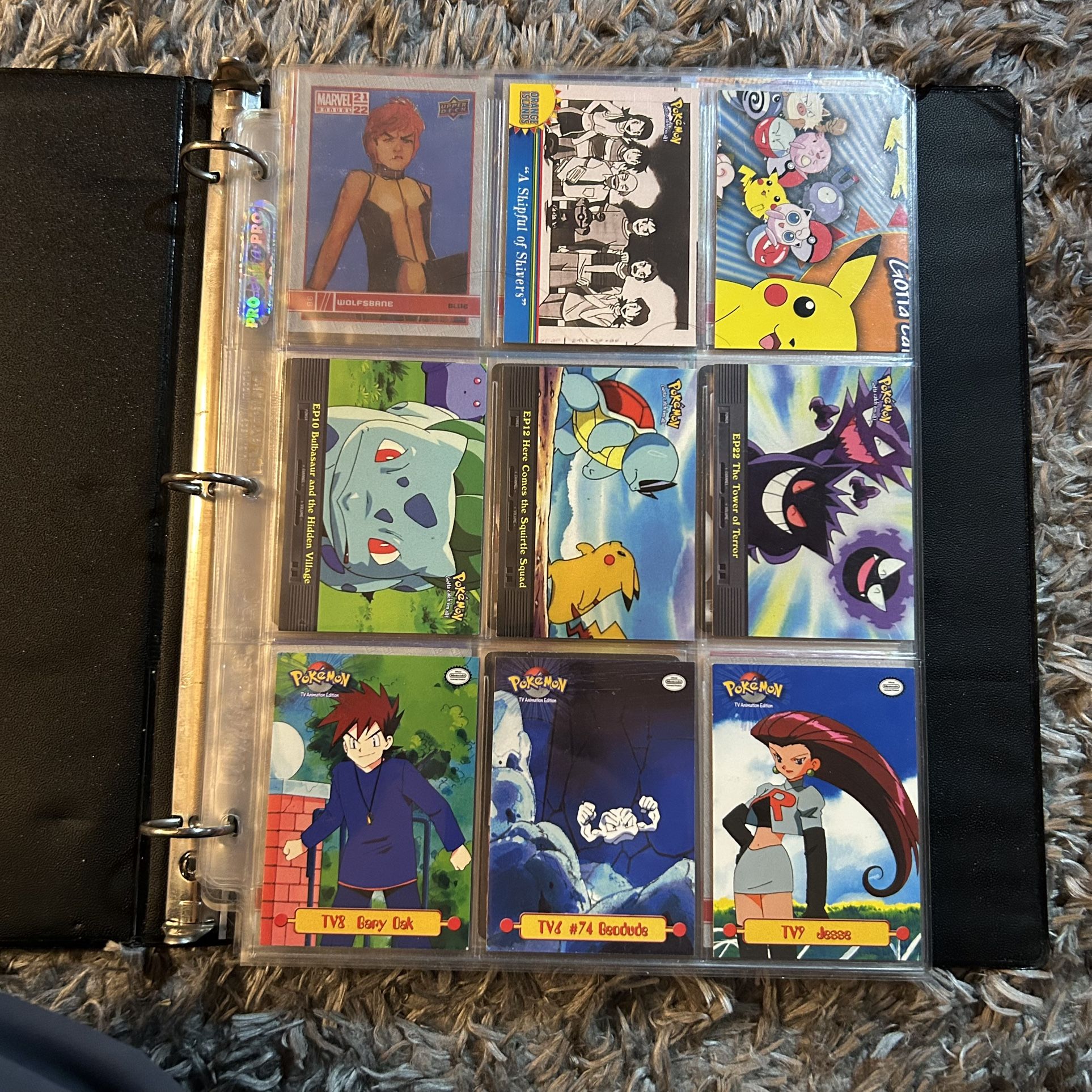 Vintage Pokémon 1990s Old Cards garbage pail Dragon Ball Marvel street fighter UFC Hulk Hogan, Michael Jordan Charizard