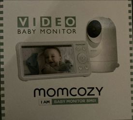 Momcozy Video Baby Monitor Model BM01 White w/ Night Vision