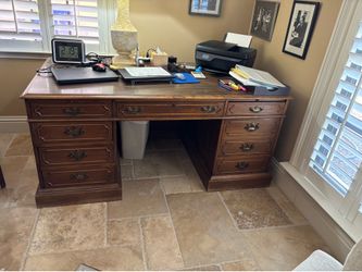 Free beautiful wood desk
