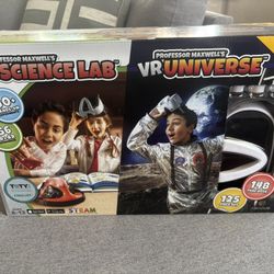 Professor Maxwell's VR Universe & VR Science Lab 2-in-1 set.