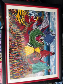 Field of joy by artist Leo brown autograph sign 236/300