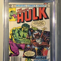 CGC Comic Book Incredible Hulk Rocket Racoon