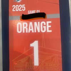 MIA Dolphins parking Pass Vs Jaguars